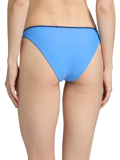 Ramy Brook Women's Isla Braided Bikini Bottom - Blue | Thumbnail 4