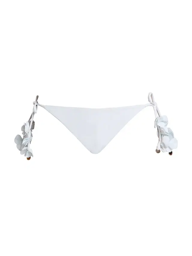 Ramy Brook Women's Benni Floral Bikini Bottom - White
