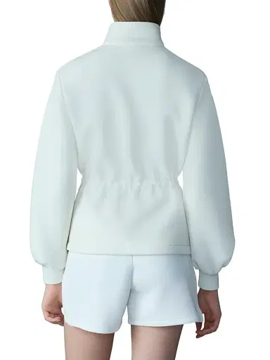 Mackage Women's Finola Double-Face Jersey Drawcord Jacket - Cream - Size Medium | Thumbnail 4 Mackage Women's Finola Double-Face Jersey Drawcord Jacket - Cream - Size Medium | Thumbnail 4