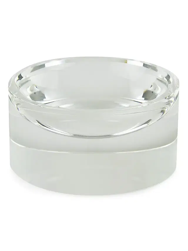 Clear Crystal Bowl - Clear Large