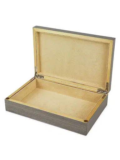 Tizo Wood Jewelry Box - Gray | Thumbnail 4 Tizo Wood Jewelry Box - Gray | Thumbnail 4