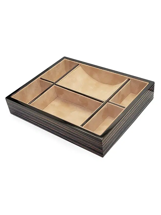 Tizo Tigerwood Valet Tray - Ebony