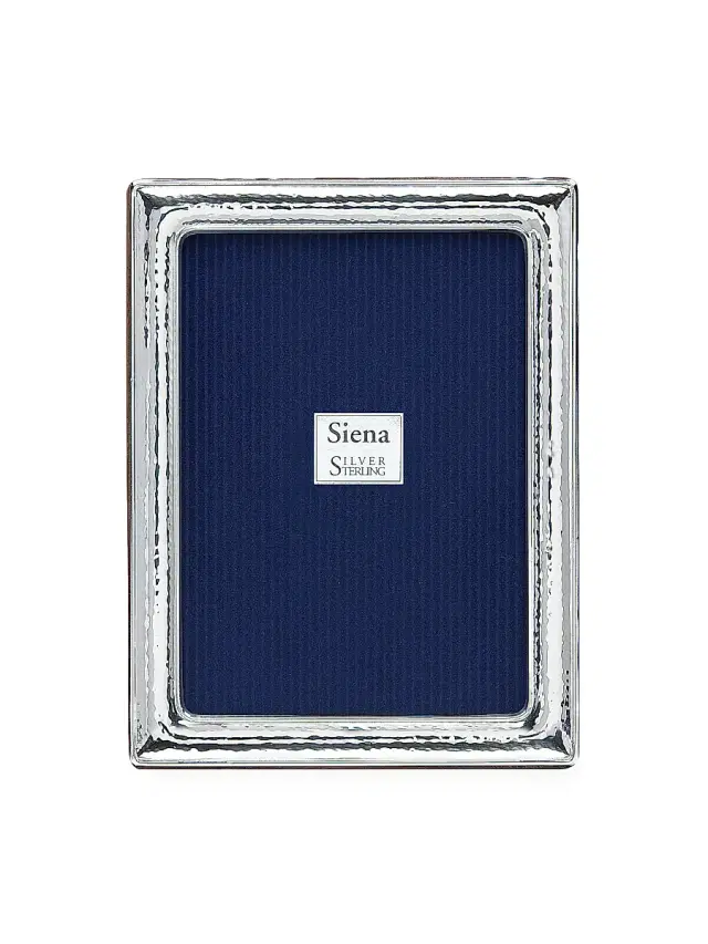 Tizo Siena Sterling Silver Classic Hammered Frame - Silver 8 x 10