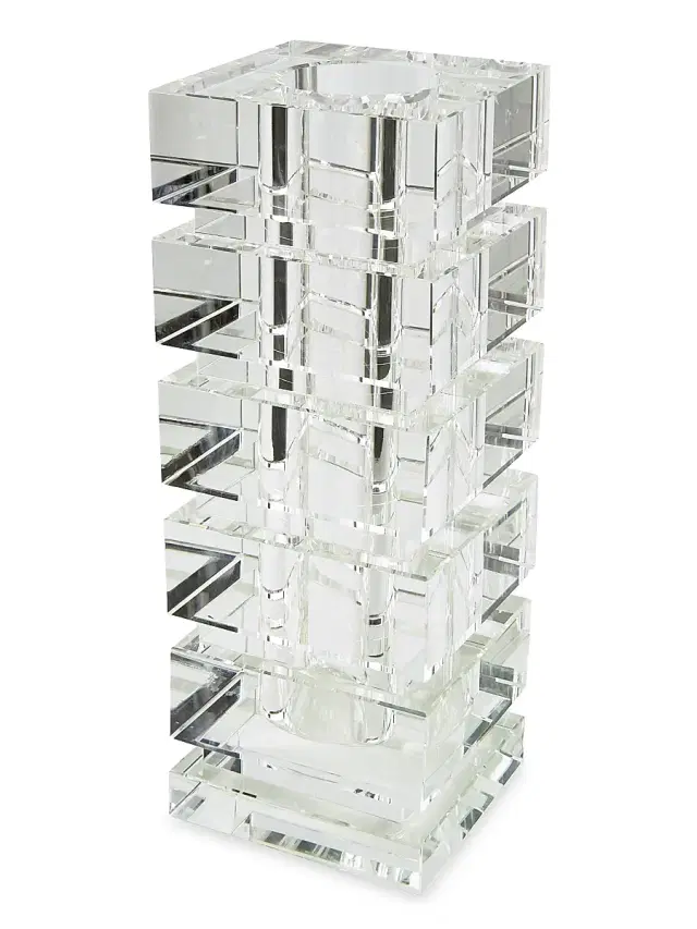 Tizo Crystal Illusion Vase - Clear