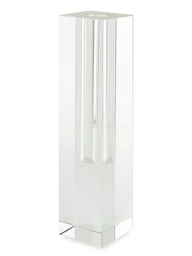 Tizo Clear Crystal Bud Vase - Clear