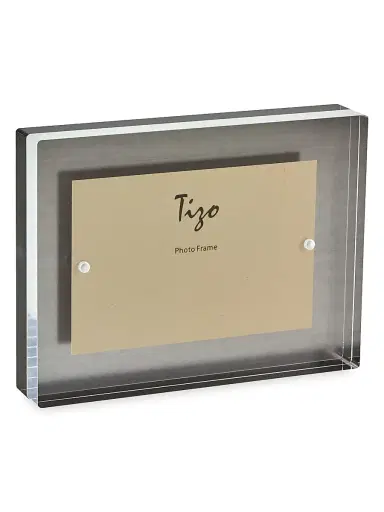 Tizo Floating Block Frame - Silver 5'' x 7 '' | Thumbnail 3 Tizo Floating Block Frame - Silver 5'' x 7 '' | Thumbnail 3