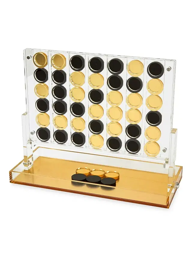 Tizo Lucite Connect 4 Game Set