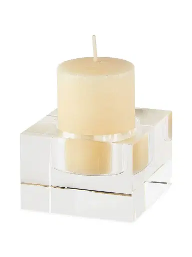Tizo Clear Crystal Tealight Holder - Clear Medium | Thumbnail 4 Tizo Clear Crystal Tealight Holder - Clear Medium | Thumbnail 4