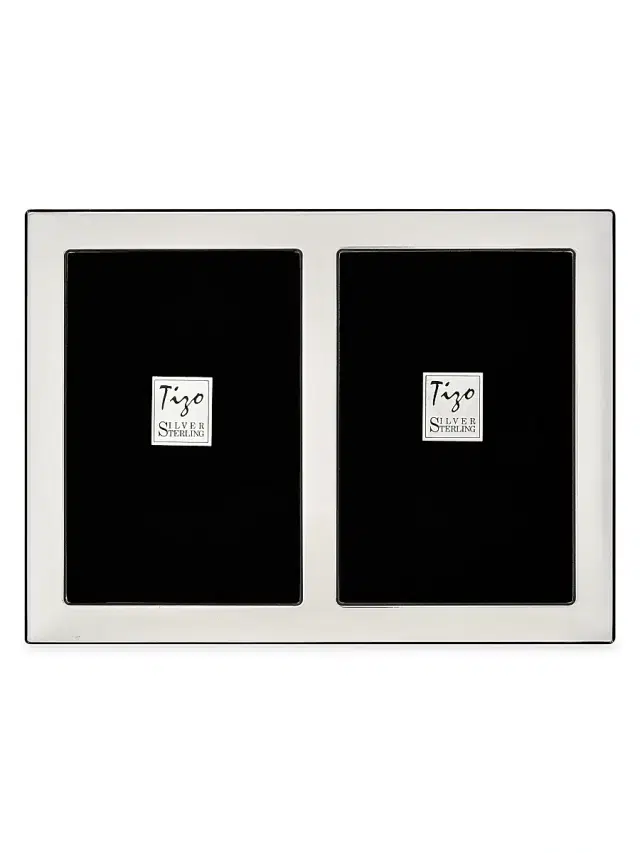 Tizo Siena Double Sterling Silver Frame - Silver Medium