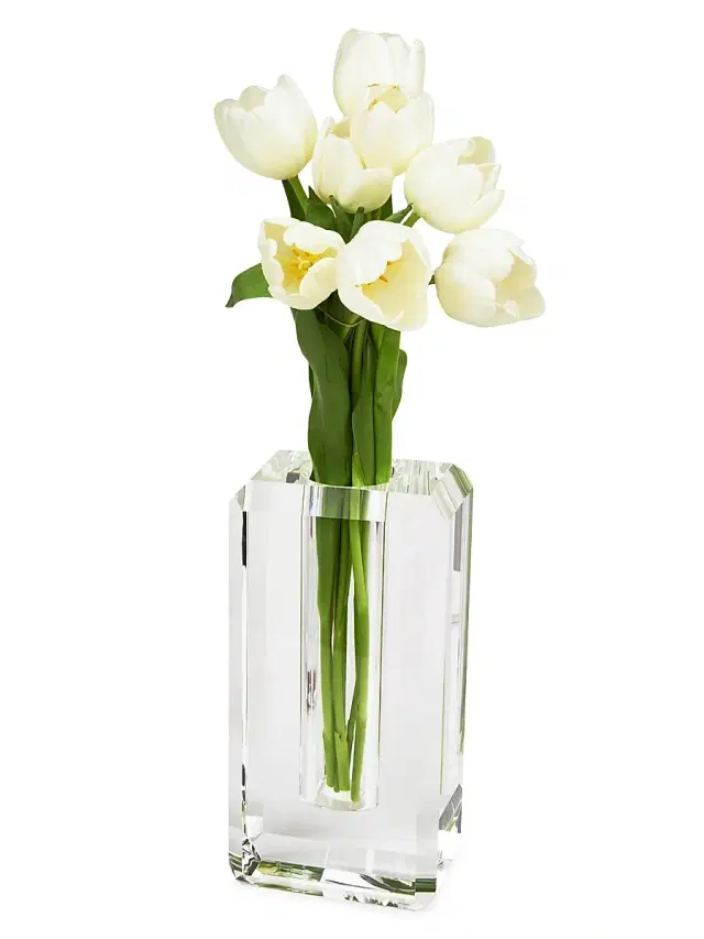 Tizo Clear Crystal Centerpiece Vase - Clear