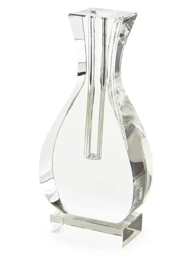 Tizo Clear Crystal Flat Urn Vase - Clear | Thumbnail 1 Tizo Clear Crystal Flat Urn Vase - Clear | Thumbnail 1