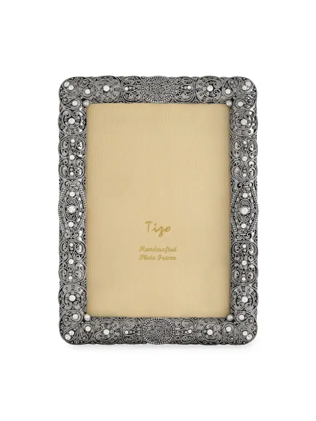 Silver Jeweled Frame - Silver 5x7