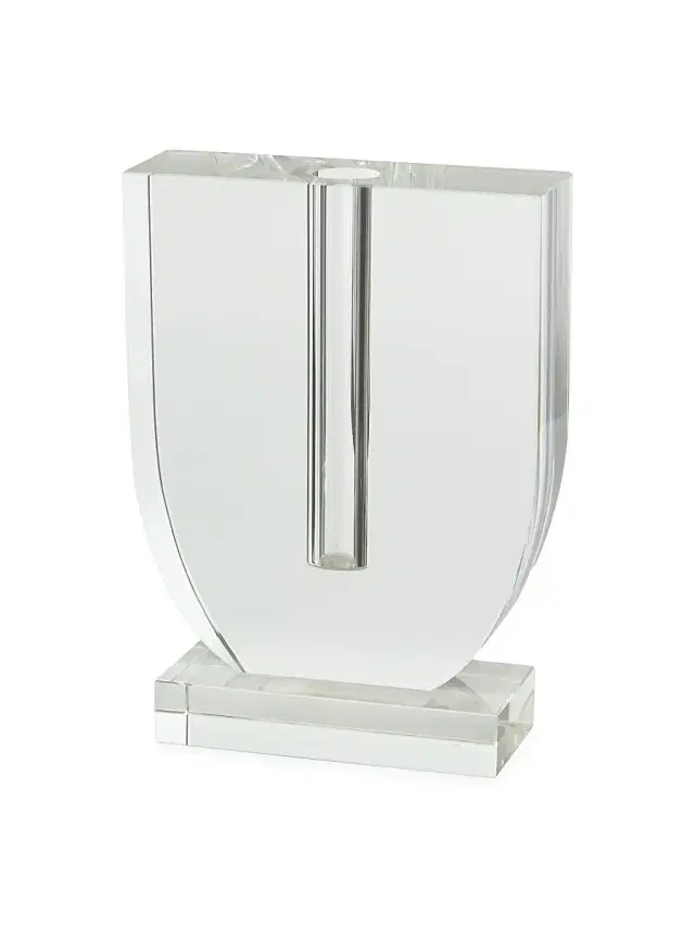 Tizo Crystal U Bud Vase - Clear