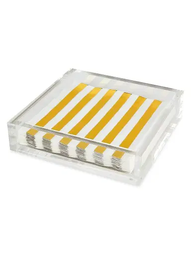 Tizo Lucite Luncheon Napkin Tray - Clear | Thumbnail 1