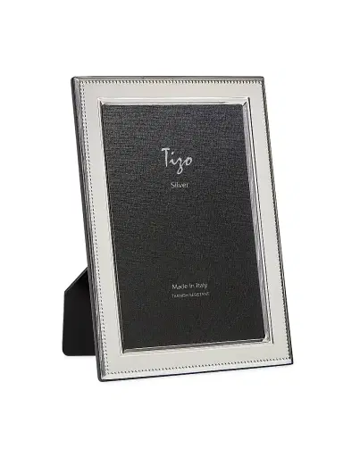 Tizo Italian Silverplate Beaded Frame - Silver 8x10 | Thumbnail 1 Tizo Italian Silverplate Beaded Frame - Silver 8x10 | Thumbnail 1