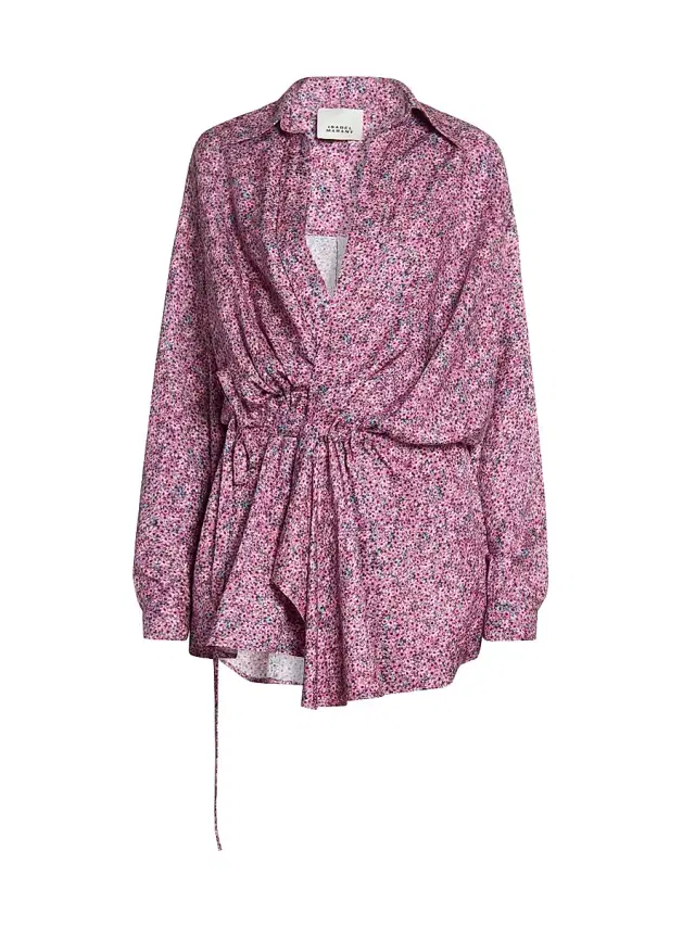 Women's Harmony Silk-Blend Minidress - Pink