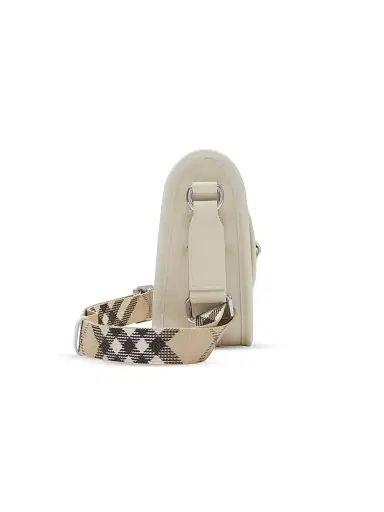 Burberry Women's Mini Check-Strap Leather Messenger Bag | Thumbnail 4 Burberry Women's Mini Check-Strap Leather Messenger Bag | Thumbnail 4
