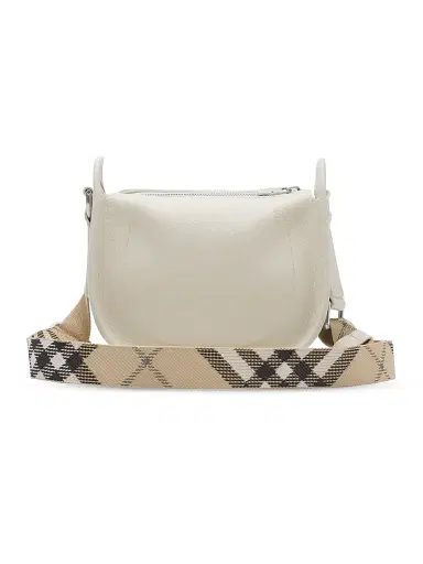 Burberry Women's Mini Check-Strap Leather Messenger Bag | Thumbnail 5 Burberry Women's Mini Check-Strap Leather Messenger Bag | Thumbnail 5