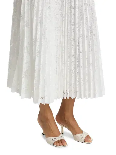 Simkhai Women's Verona Lace Midi-Skirt - Ivory - Size XS | Thumbnail 6 Simkhai Women's Verona Lace Midi-Skirt - Ivory - Size XS | Thumbnail 6