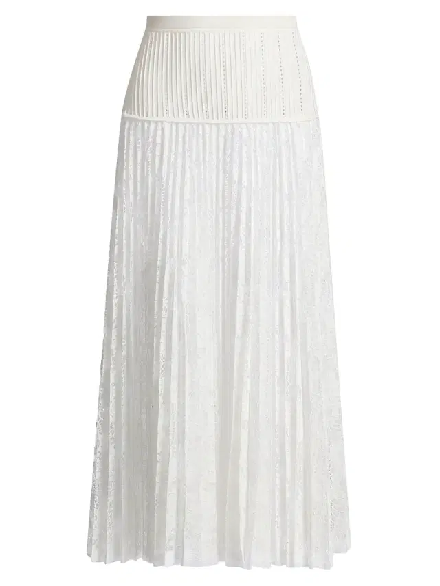 SIMKHAI Women's Verona Lace Midi-Skirt -