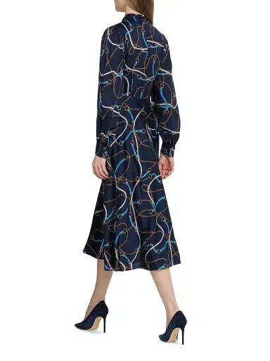 Elie Tahari Women's The Raquel Printed Midi-Dress | Thumbnail 5 Elie Tahari Women's The Raquel Printed Midi-Dress | Thumbnail 5