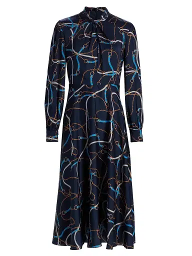 Elie Tahari Women's The Raquel Printed Midi-Dress | Thumbnail 1 Elie Tahari Women's The Raquel Printed Midi-Dress | Thumbnail 1