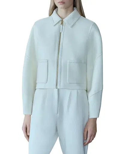 Mackage Women's Solana Wool Jacket - Cream - Size Medium | Thumbnail 2 Mackage Women's Solana Wool Jacket - Cream - Size Medium | Thumbnail 2
