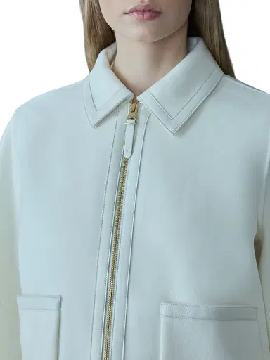Mackage Women's Solana Wool Jacket - Cream - Size Medium | Thumbnail 5 Mackage Women's Solana Wool Jacket - Cream - Size Medium | Thumbnail 5