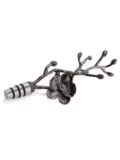 Michael Aram Black Orchid Wine Stopper | Thumbnail 1