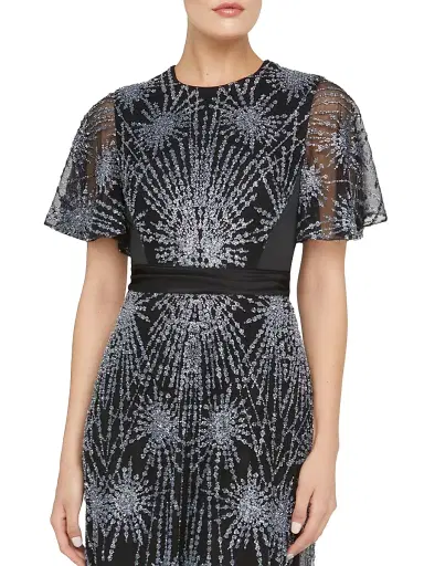 THEIA Women's Lavina Beaded Gown | Thumbnail 5 THEIA Women's Lavina Beaded Gown | Thumbnail 5