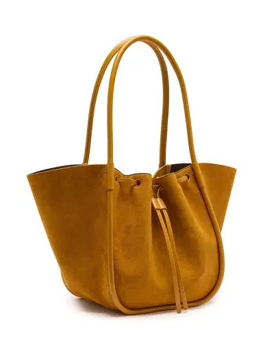 Proenza Schouler Women's Large Ruched Suede Tote Bag | Thumbnail 4 Proenza Schouler Women's Large Ruched Suede Tote Bag | Thumbnail 4