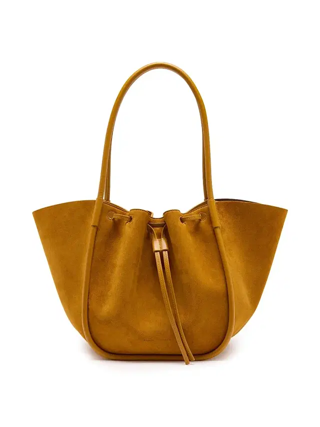 Proenza Schouler Women's  Ruched Suede Tote Bag - Honey