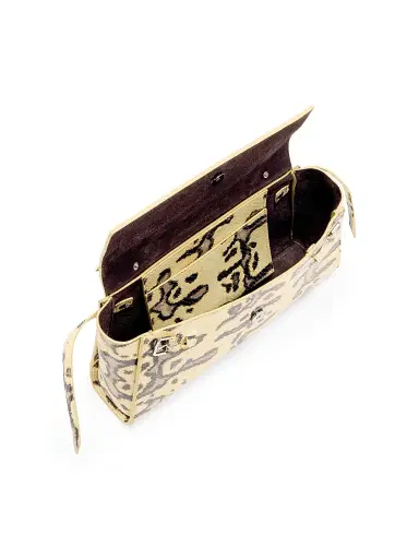 Proenza Schouler Women's Tate Snake-Embossed Leather Clutch | Thumbnail 3 Proenza Schouler Women's Tate Snake-Embossed Leather Clutch | Thumbnail 3