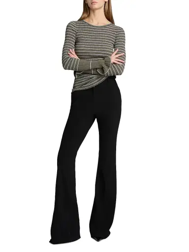 Proenza Schouler White Label Women's Yasmine Striped Rib-Knit Sweater | Thumbnail 2 Proenza Schouler White Label Women's Yasmine Striped Rib-Knit Sweater | Thumbnail 2