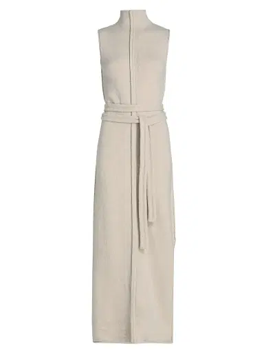 Proenza Schouler White Label Women's Zola Wool-Blend Sheath Maxi Dress - Off White | Thumbnail 1