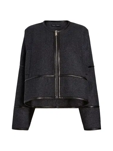 Proenza Schouler Women's Ticiana Double Wool-Blend Twill Jacket | Thumbnail 1 Proenza Schouler Women's Ticiana Double Wool-Blend Twill Jacket | Thumbnail 1
