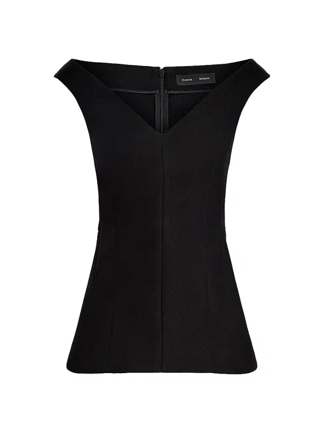 Proenza Schouler Women's Mariam Wool Scuba Top - Black