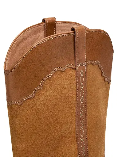 Isabel Marant Women's Duerto 25MM Suede-Leather Boots - Chestnut | Thumbnail 6 Isabel Marant Women's Duerto 25MM Suede-Leather Boots - Chestnut | Thumbnail 6
