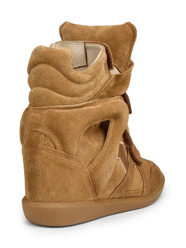 Isabel Marant Women's Bekett High-Tope Suede Wedge Sneakers | Thumbnail 3 Isabel Marant Women's Bekett High-Tope Suede Wedge Sneakers | Thumbnail 3