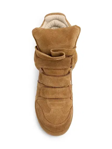 Isabel Marant Women's Bekett High-Tope Suede Wedge Sneakers | Thumbnail 4 Isabel Marant Women's Bekett High-Tope Suede Wedge Sneakers | Thumbnail 4