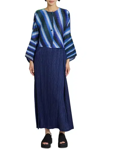 Pleats Please Issey Miyake Women's City Collage Jacket | Thumbnail 2 Pleats Please Issey Miyake Women's City Collage Jacket | Thumbnail 2