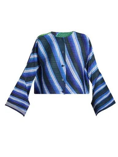 Pleats Please Issey Miyake Women's City Collage Jacket | Thumbnail 1 Pleats Please Issey Miyake Women's City Collage Jacket | Thumbnail 1