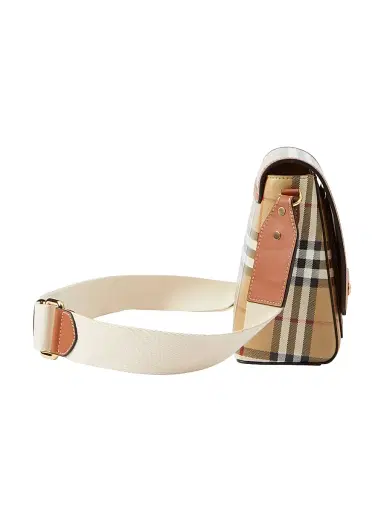 Burberry Women's Note Signature Check Crossbody Bag | Thumbnail 5 Burberry Women's Note Signature Check Crossbody Bag | Thumbnail 5