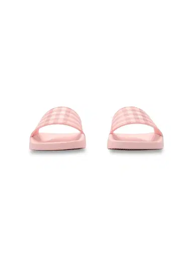 Burberry Little Girl's & Girl's Furley Check Pool Slide Sandals - Peony Pink - Size 2 (Child) | Thumbnail 3 Burberry Little Girl's & Girl's Furley Check Pool Slide Sandals - Peony Pink - Size 2 (Child) | Thumbnail 3