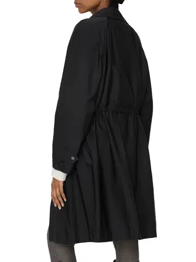 Burberry Women's Newbury Check Hood Parka - Black - Size XL | Thumbnail 4