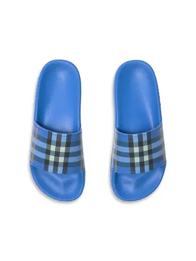 Burberry Boy's Furley Check Pool Slides | Thumbnail 4