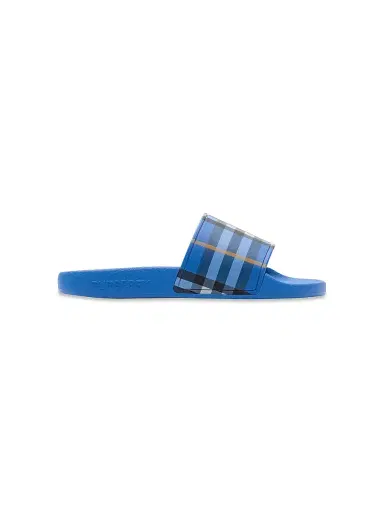 Burberry Boy's Furley Check Pool Slides | Thumbnail 1