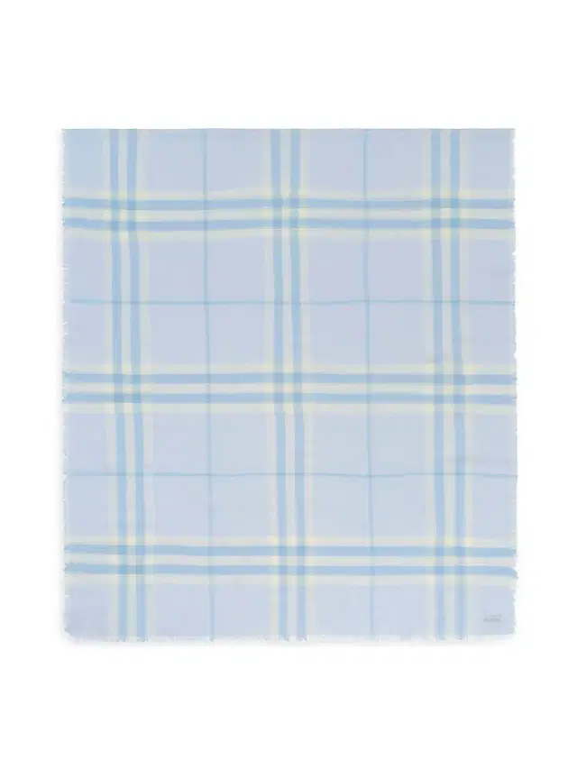 Burberry Women's Giant Check Wool Scarf - Cirrus Blue