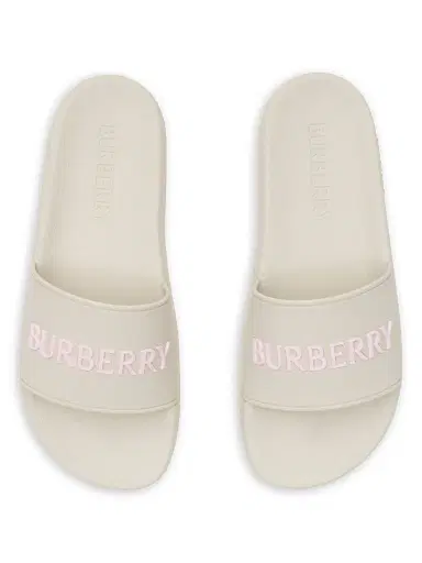 Burberry Women's Furley Logo Slides - Sandy Beige Candy - Size 11 Sandals | Thumbnail 4