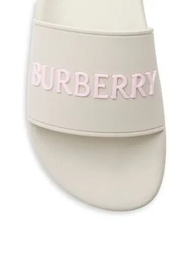 Burberry Women's Furley Logo Slides - Sandy Beige Candy - Size 11 Sandals | Thumbnail 5